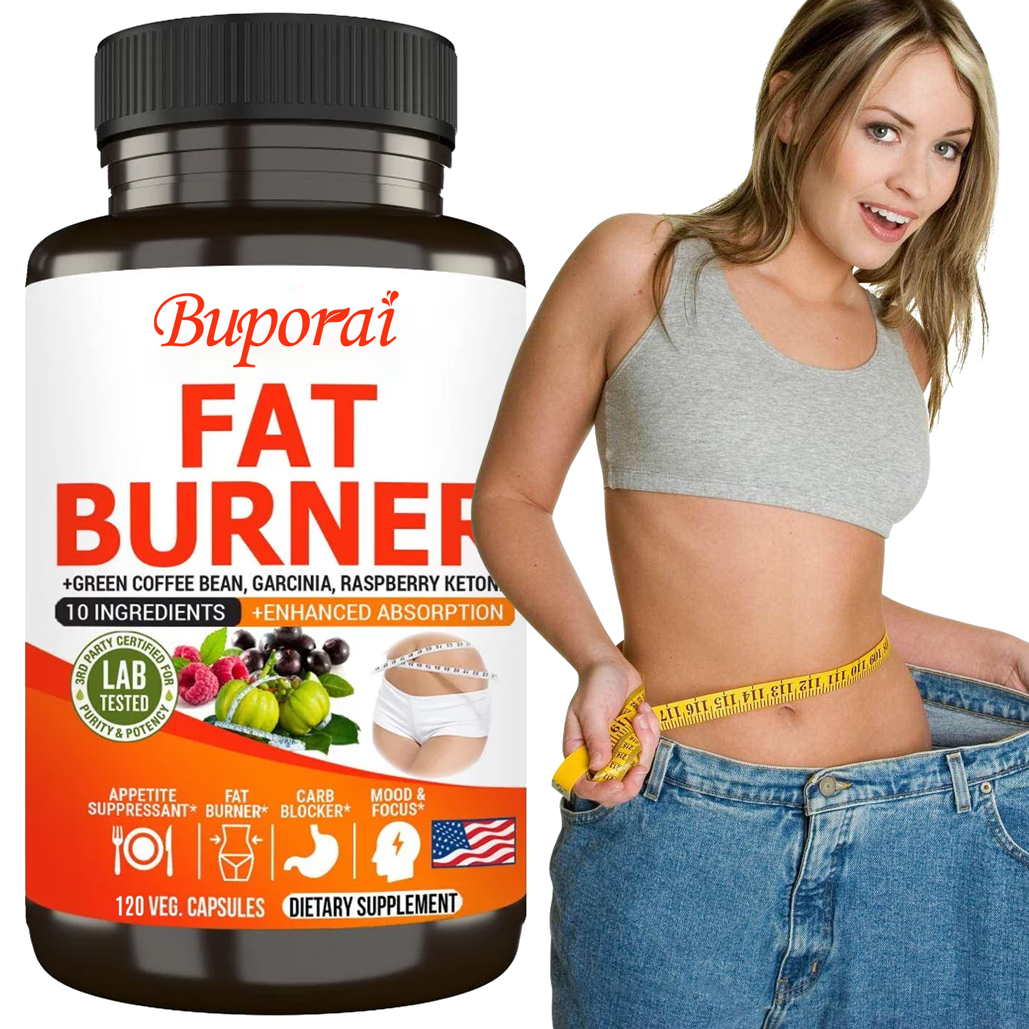 Fat Burner Capsules - Healthy  - Green Tea Extract Fat avaliação e preço