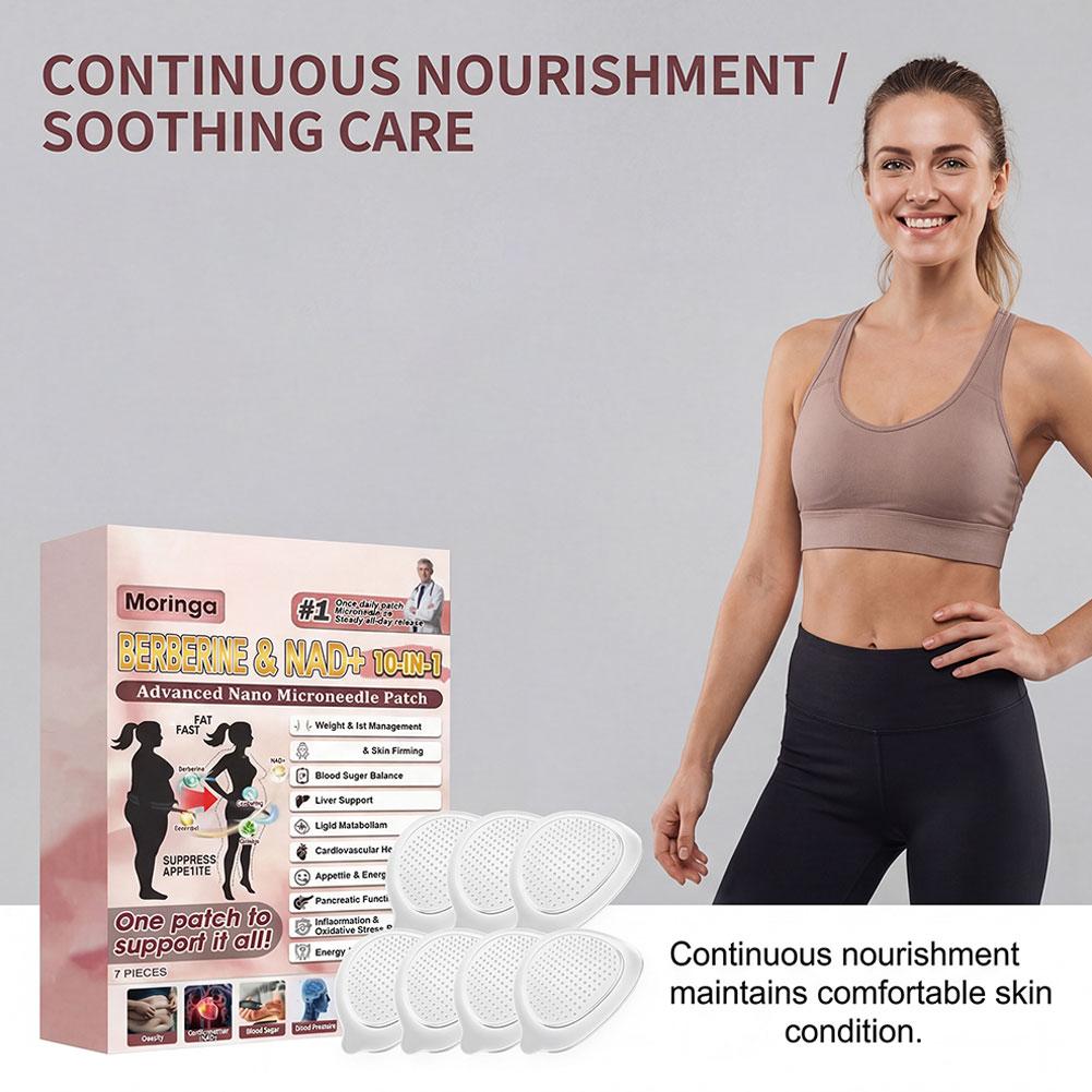 7Pcs Moringa Microneedle Slimm - Green Tea Extract Fat avaliação e preço